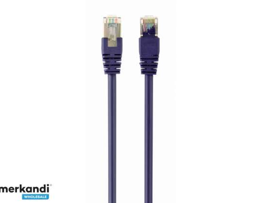 CableXpert patchcord RJ45 cat. 6A SFTP LSZH 0.5m purple   PP6A LSZHCU V 0.5M