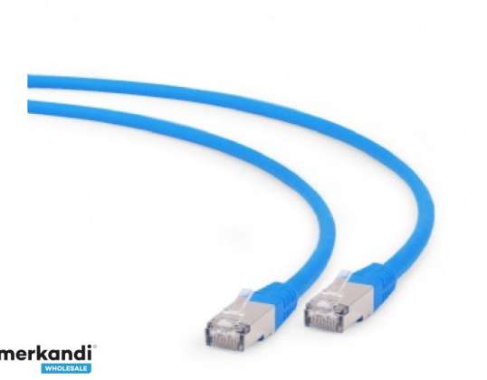 CableXpert tinklo kabelis Cat6a S / FTP S-STP Mėlyna - Kabelis - Tinklas PP6A-LSZHCU-B-1M