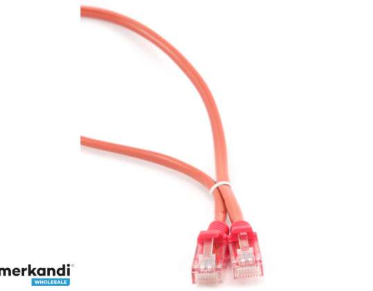 Kábel CableXpert Cat.5e UTP 0,25m -U/UTP (UTP) - RJ-45 - Červená PP12-0.2