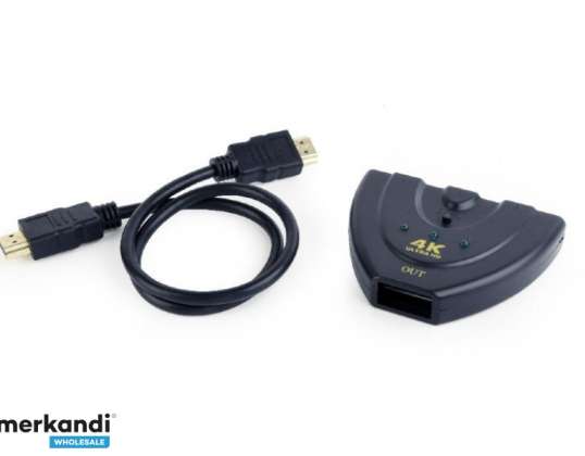 CableXpert HDMI - Black - 0,5 m - 5 V - 0,15 A - 77 mm DSW-HDMI-35