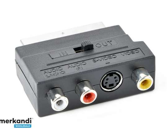Adaptor bidirecțional Scart/RCA/S-Video CableXpert - CCV-4415