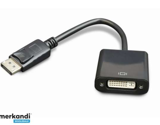 CableXpert 0.1m - DisplayPort - DVI - Mann - Kvinne - 1920 x 1200 piksler A-DPM-DVIF-002