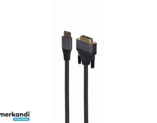 Gembird HDMI към DVI кабел Premium 1.8 m - CC-HDMI-DVI-4K-6
