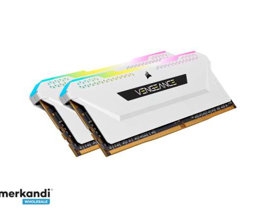 DDR4 16GB PC 3200 CL16 CORSAIR (2x8GB) Osveta RGB CMH16GX4M2E3200C16W