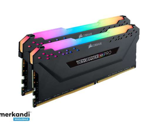 DDR4 16Go PC 4000 CL18 CORSAIR KIT (2x8GB) Vengeance RGB CMW16GX4M2Z4000C18
