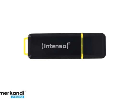 Intenso High Speed Line - 128 GB - USB Typu-A - 3.2 Gen 1 (3.1 Gen 1) - 250 MB/s - Cap - Czarny -