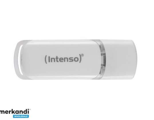 Intenso Flash Line - 64 GB - USB Type-C - 3.2 Gen 1 (3.1 Gen 1) - 70 MB/s - Cap - Wit 3538490