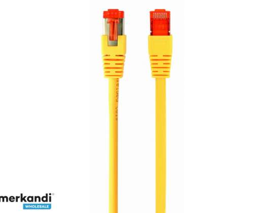 Propojovací kabel CableXpert CAT6A (LSZH), 0,25 m - PP6A-LSZHCU-Y-0,25M