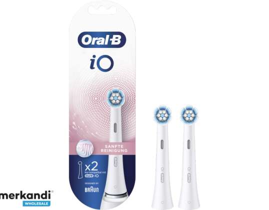 Oral-B iO Gentle cleaning of 2 push-on brushes