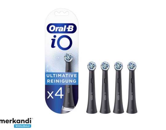 Oral B iO Aufsteckbürsten Ultimative Reinigung 4er  Schwarz  319856