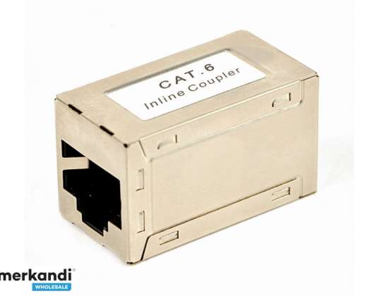 Conector LAN Gembird CAT6, blanco - NCA-LC6S-01