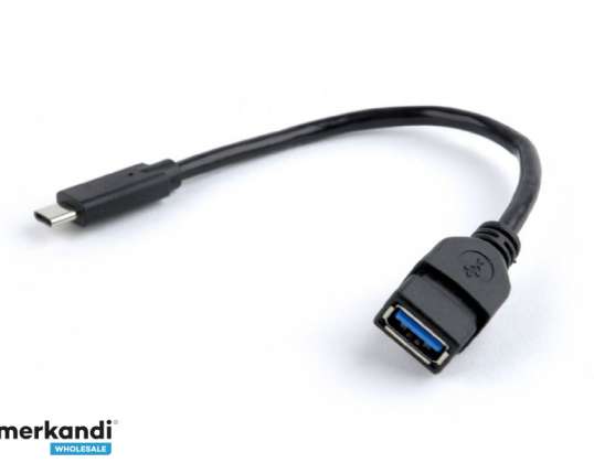 CableXpert 0.2m - USB Type-C - USB Type-A - Zwart A-OTG-CMAF3-01