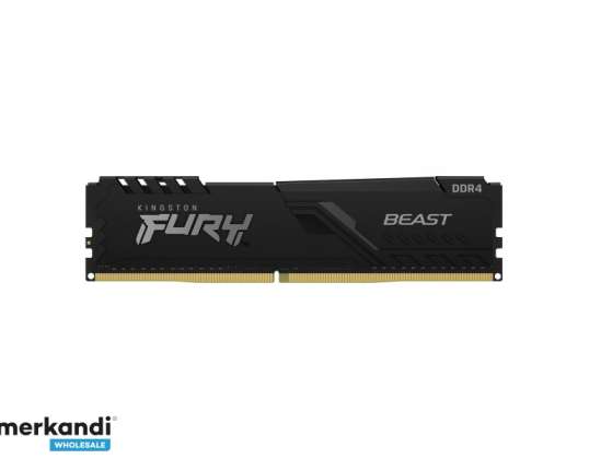 Kingston Fury Beast memoria 8 GB 1 x 8 DDR4 3600 MHz   KF436C17BB/8