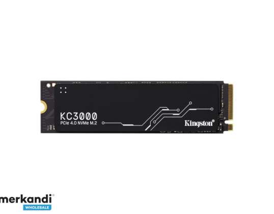 Disque SSD Kingston NVMe 512 Go M.2 2280 TLC PCIe 4.0 SKC3000S/512G