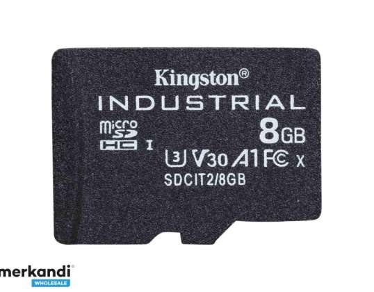 KINGSTON Industrial 8GB microSDHC, scheda di memoria SDCIT2/8GBSP
