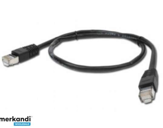Propojovací kabel CableXpert Cat.6 UTP 1m - U/UTP (UTP) +Schwarz PP6-1M/BK