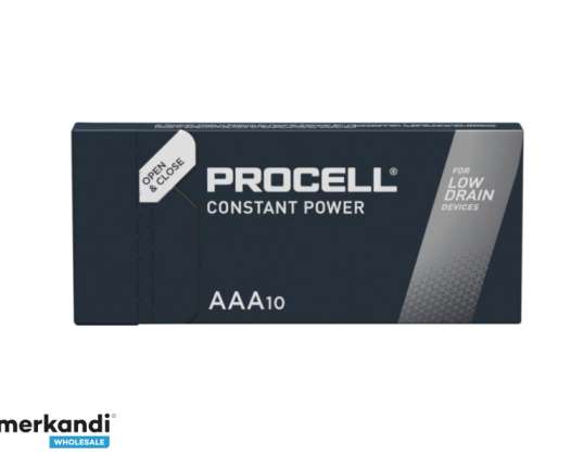 Батерия Duracell PROCELL Constant Micro, AAA, LR03 1.5V (10-пакет)