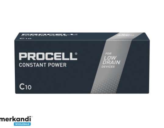 Акумулятор Duracell PROCELL Constant Baby, C, LR14, 1.5V (10-пак)