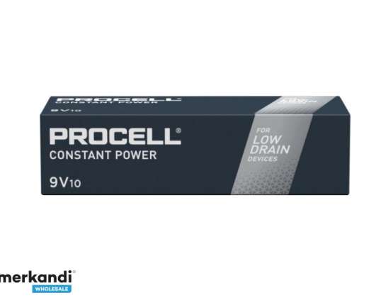 Duracell PROCELL Sabit E-Blok akü, 6LR61, 9V (10'lu paket)