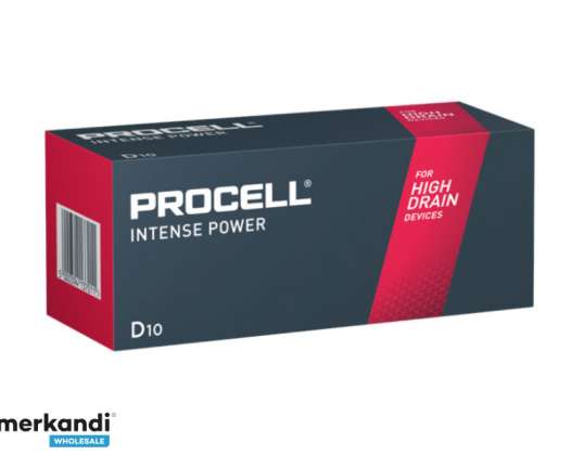 Батерия Duracell PROCELL Intense Mono, D, LR20, 1.5V (10 пакета)