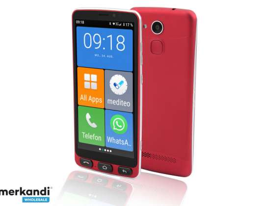 Olympia Neo (5,5 polegadas) - 2 GB - 16 GB Android 10.0 - Preto - Vermelho 2287