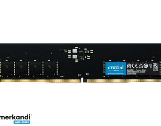 RAM crucial - 32 GB - DDR5 4800 UDIMM CL40 - 32 GB -CT32G48C40U5