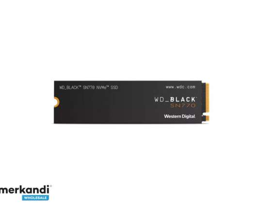 WD SSD BLACK SN770 NVMe PCIe Gen4 o pojemności 2 TB - NVMe WDS200T3X0E