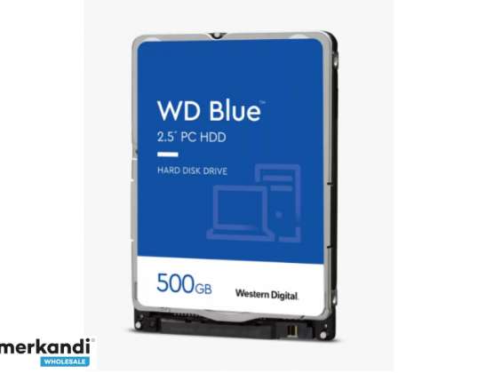 WD Blue 500GB 2 5MB - harddisk - seriell ATA WD5000LPZX