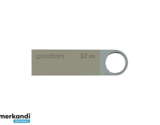 GoodRam 32GB USB 2.0 32 GB USB Type-A 2.0 0 MB/s Plata UUN2-0320S0R1