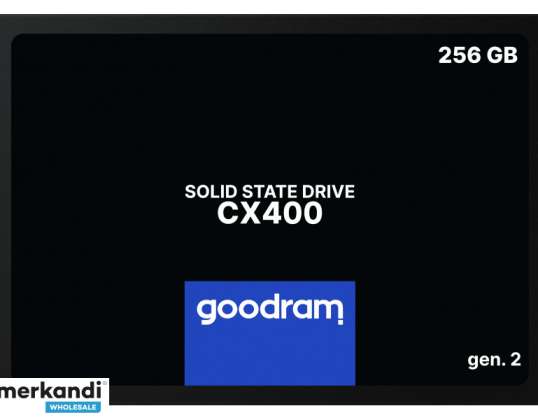 GoodRam CX400 de 2e génération 256 Go 2,5 pouces 550 Mo/s 6 Gbit/s SSDPR-CX400-256-G2