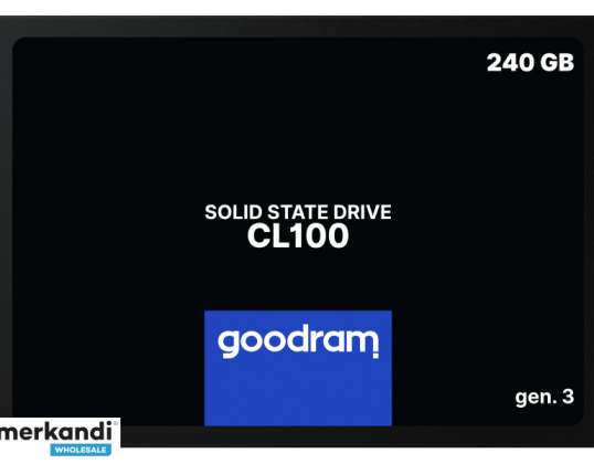 GOODRAM CL100 240 GB G.3 SATA III SSDPR-CL100-240-G3