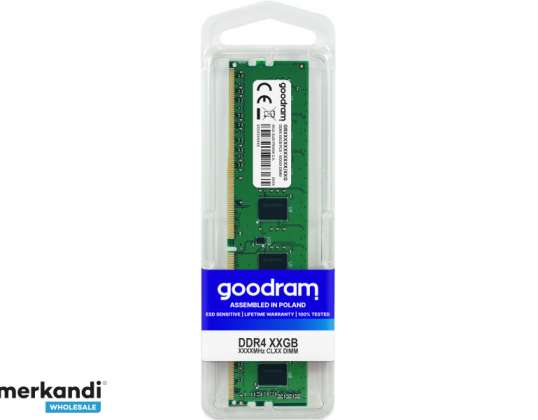 Goodram 8GB DDR4-RAM PC2266 CL19 1x8GB enkeltrangering GR2666D464L19S/8G