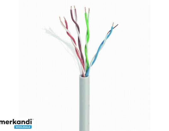 CableXpert CAT5e UTP LAN-kabel (CCA), solid, 1000 fot, rød - UPC-5004E-SOL-R