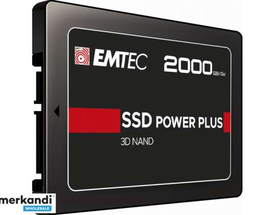 Emtec Intern SSD X150 2TB 3D NAND 2,5 SATA III 500MB/seg ECSSD960GX150