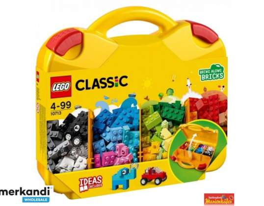 LEGO Classic – ehitusplokkide alustuskarp, sortimisvärvid, 213 tükki (10713)