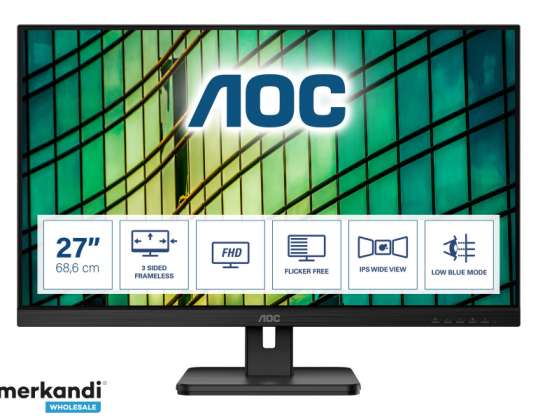 TFT AOC 27E2QAE 68,60см (27)LED, HDMI, VGA, DisplayPort, SP | АОС - 27E2QAE