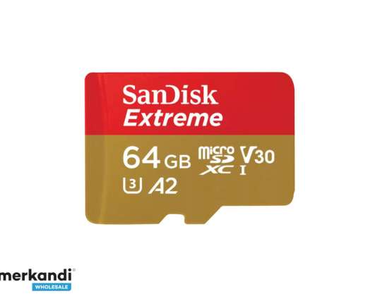 SanDisk MicroSDXC Extreme 64 ГБ - SDSQXAH-064G-GN6MA