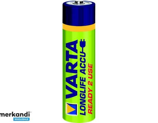 Varta Battery Micro, AAA, HR03, 1.2V/800mAh - Accu Power Retail Box (10-Pack)