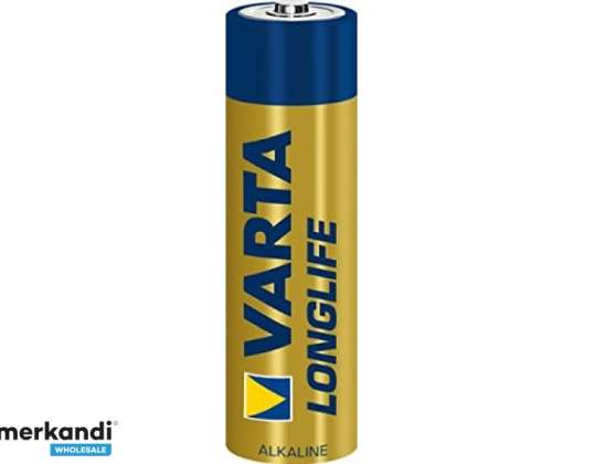 Varta Batterij Alkaline, Mignon, AA, LR06, 1.5V Longlife (4-pack)