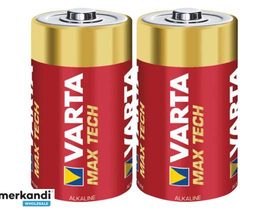 Varta Batterij Alkaline, Baby, C, LR14, 1.5V - Longlife Max Power (2-pack)