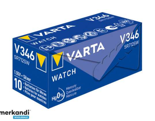 Varta Batterie Silver Oxide, Knopfzelle, 346, SR712, 1,55 V (опаковка от 10)