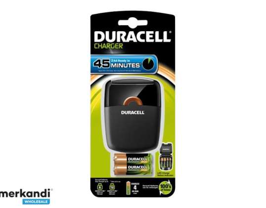 Duracell-batteri Universal hurtiglader CEF27, AA/AAA inkl. 2x batterier hver