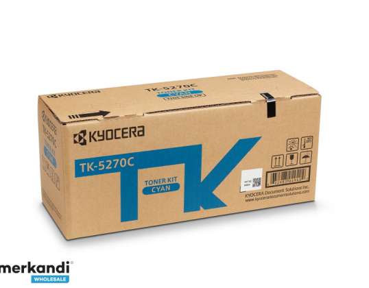 Kyocera Laser Toner TK-5270C Cyan - 6.000 sider 1T02TVCNL0