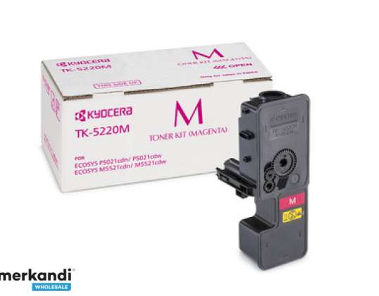 Kyocera laser väriaine TK-5220M Magenta - 1,200 sivua 1T02R9BNL1