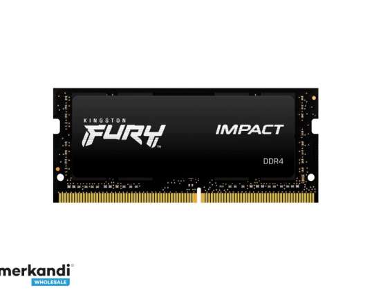 Kingston Fury Impact 16 ГБ SO-DIMM 2666 МГц CL15 DDR4 KF426S15IB1/16