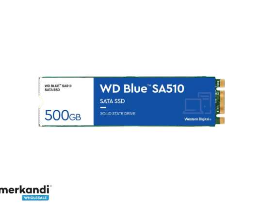 WD sinine SSD M.2 500GB SA510 WDS500G3B0B