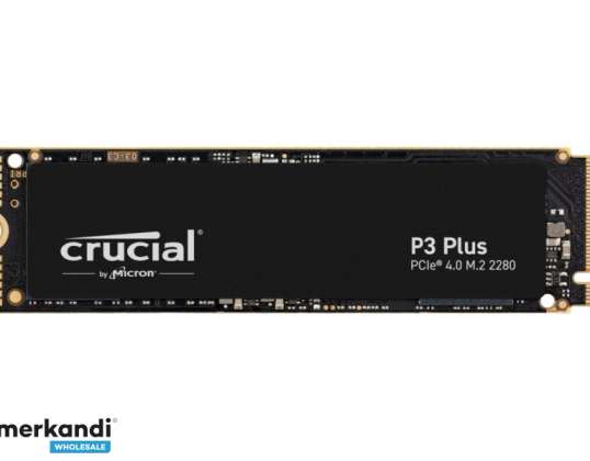 Crucial SSD M.2 500 GB P3 Plus NVMe PCIe 4.0 x 4 CT500P3PSSD8