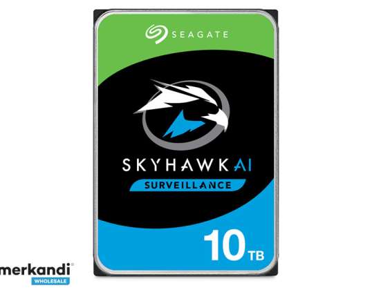 Seagate SkyHawk AI HDD 10TB 3,5 tuuman SATA - ST10000VE001