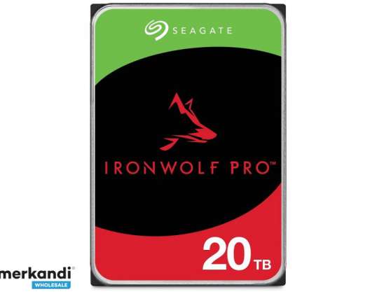 Seagate IronWolf Pro HDD 20TB 3,5 tommers SATA - ST20000NT001