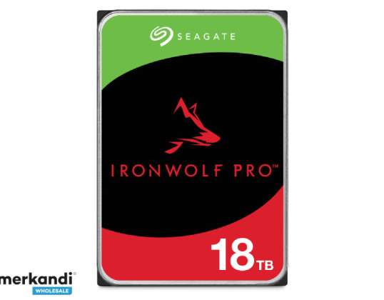 Жесткий диск Seagate IronWolf Pro 18 ТБ, 3,5 дюйма, SATA — ST18000NT001